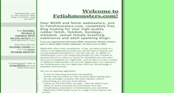 Desktop Screenshot of fetishmonsters.com